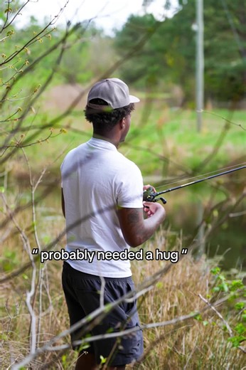 Definitely needed a hug after that 😂 #fishing #fypシ゚viral #bassfishing #snakes