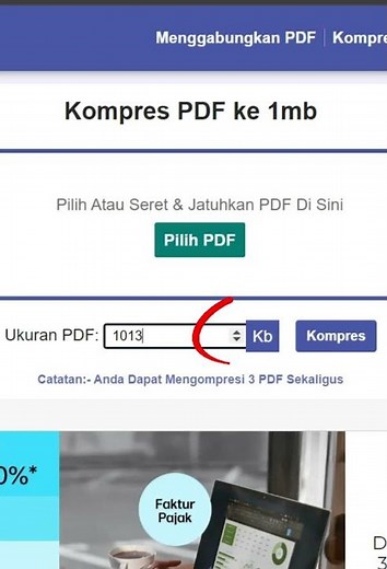 Cepat dan Mudah mengatur ukuran Kompres File PDF dengan Pi7 PDF TOOL