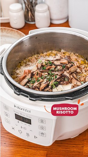 Crème Fraiche and Mushroom Barley Risotto🥣 Creamy, savoury, and deeply mushroomy - a wholesome Instant Pot risotto-style dish made with pearl barley. Perfect for the colder weather ❄️🧣 We’re using the Instant Pot Classic Mini 3.8L in Seasalt white 🍽️ #instantpot #instantpotuk #risotto #winterrecipe #cozyrecipes | Instant Pot UK