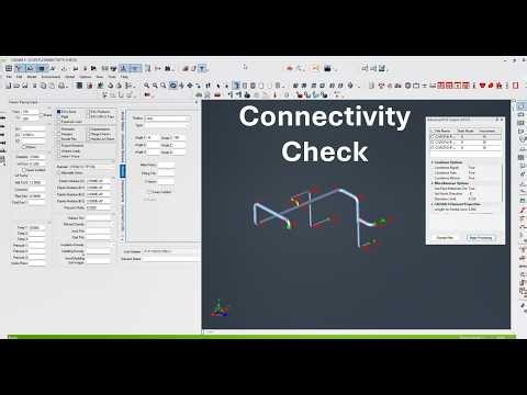 Connectivity Check on CAESAR II Stress Model