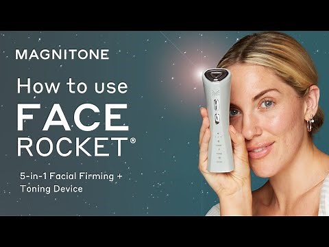 How To Use MAGNITONE FaceRocket® 5-in-1 Facial Firming + Toning Device