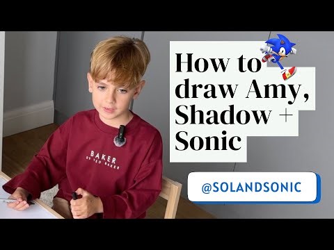 Fun Sonic Drawing Day with My Best Friend Celine! | Sol & Sonic