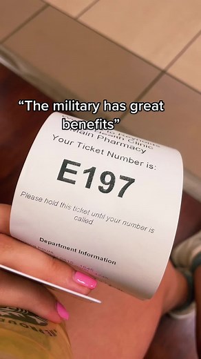 What great benefits lmao #miltok #armywife #slow #tricare