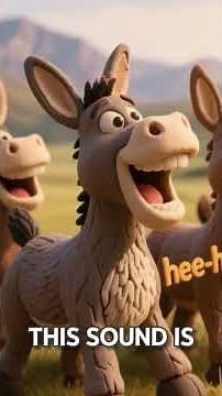 Donkey Braying | Donkey Hee Haw | Donkey Sounds | Farm Animals | Donkey Communication | Kids Learn