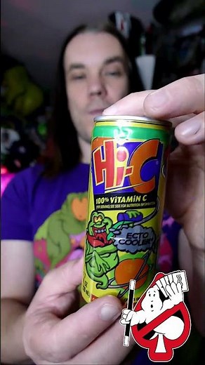 The Real Ghostbusters Hi-C Ecto Cooler Can