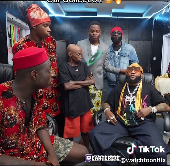 KCEE reveals his car collection #carterefe #fyp #trendin