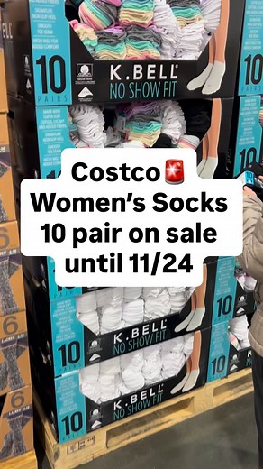 Women’s socks 10 pairs on sale @costco San Jose until 11/23 #bayarea #sanjose #costcofinds #costco #costcofind #california #costcodeals #siliconvalley #costcobuys #costcolife #socks #womensocks #sockslover | Bay Area Explorer