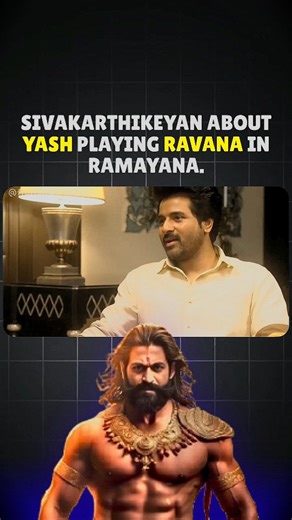 F FOR FILMS | MOVIE UPDATE | Sivakarthikeyan About Yash Playing Ravan In Ramayan. 🔥 In an interview when host asked Sivakarthikeyan that if he get a antagonist role... | Instagram