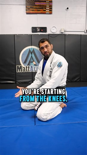 Tricks from starting on the knees! The humbler! #jiujitsu #jiujitsutips #martialarts #combatsports #bjj | Matt Arroyo Jiu Jitsu