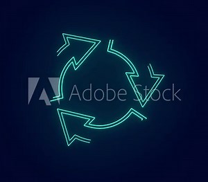 Reduce reuse and recycle use ecofriendly recyclable materials save earth animation