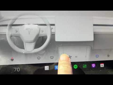How to Use Climate Control on Tesla Model Y