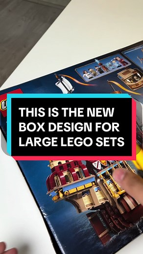 Nuevo diseño de caja para grandes sets LEGO