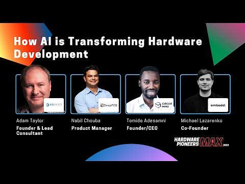 How AI is Transforming Hardware Development - Adiuvo Engineering, DeepPCB, Circuit Mind, and Embedd