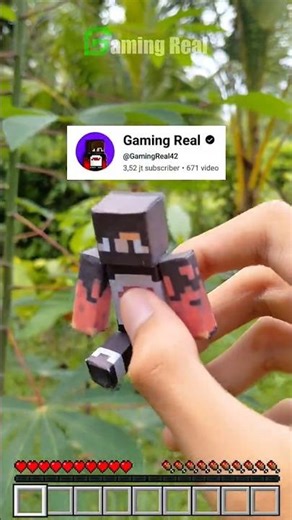 If you get damaged, find a Minecraft YouTuber in the real world!!