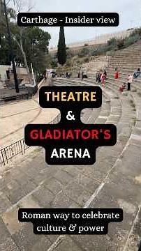 I discovered the forgotten Roman Theatre and Gladiator Arena in Carthage!