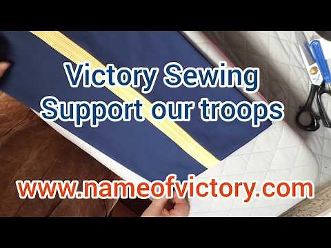 How to Hem Military Uniform Trousers #militaryalteration #Pantshem #militaryhem