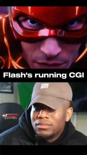 Flash running CGI. #shorts #dc