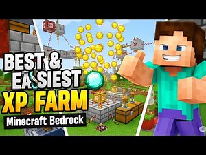 Best XP Farm in Minecraft Bedrock!! 🤯 (10 Min = 50 XP!) || Easy EXP Farm Tutorial 2025