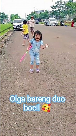 waktunya Olga bareng duo bocil 🥰😍