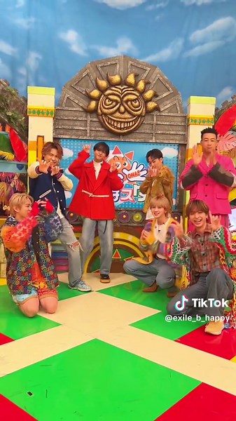 EXILE B HAPPY テレビ東京「おはスタ」で『MORNING SUN』を披露！振りを間違えても止まらないパフォーマンス✌️😊✌️