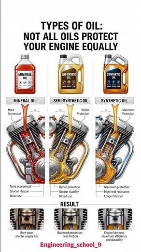 Types of Engine Oil Explained | Mineral vs Semi-Synthetic vs Synthetic Oil Comparison 🔥
