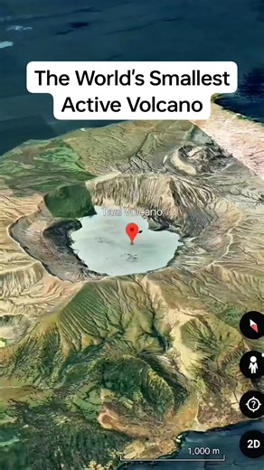 The World's Smallest Active Volcano. | Roy Vijuan