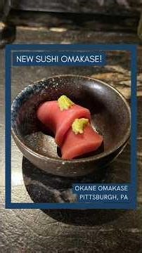 The New Sushi Omakase in Downtown Pittsburgh at Okane Omakase, The 2nd Floor of Okane Sushi Bar