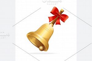 School Bell. Vector, an Object Graphic by Vector and Templates