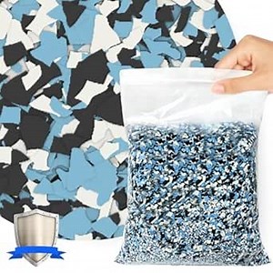 ArmorPoxy Decorative Color Chips – 1/4" Size for Epoxy Garage Floors, Basements, & Commercial Spaces | Non-Slip, Durable, Modern Concrete Finish - 3 lbs - Medium Grey