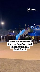 1.1M views · 20K reactions | Our EWTN News reporters are on the ground in Turkey and Lebanon covering the historic first international trip of Pope Leo XIV. They’re ready for anything — even a bus photobombing their shot ! We’re so grateful for their dedication.Magdalena Wolinska-Riedi | Catholic News Agency | Facebook