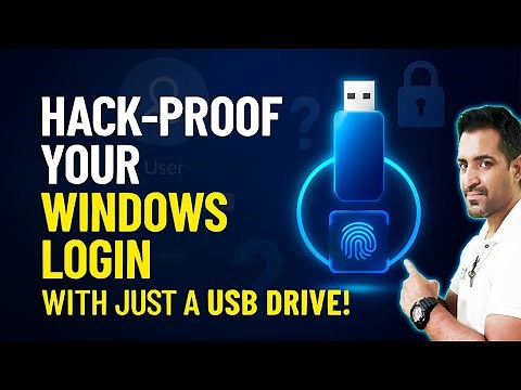 Transform Any USB into a Windows Login Key | Hack-Proof Your Windows Login