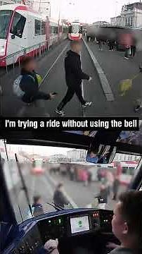 This Is Why Tram Drivers Still Use the Bell 🚋 Cab view tram Czech Republic
