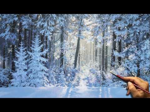 "Crystal Forest" Acrylic painting. Artist - Viktor Yushkevich. #236