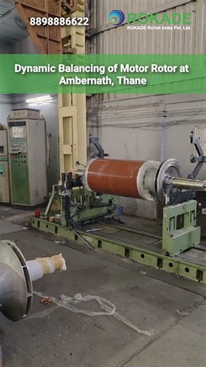 Dynamic Balancing of Motor Rotor at Ambernath, Thane - ROKADE Group
