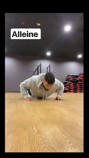 Dynamic Workout Routine in Spacious Gym Setting