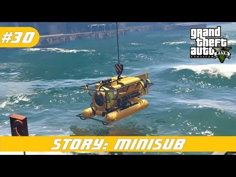 GTA 5 Enhanced - Minisub Mission (Merryweather Heist Setup) | Full Walkthrough
