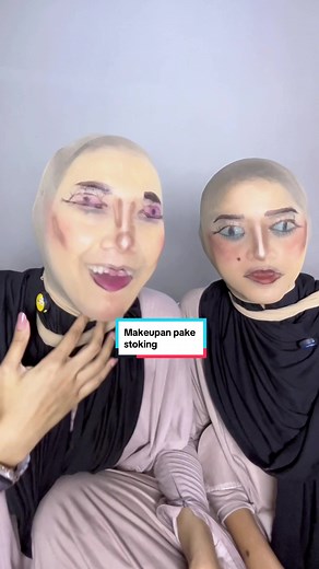 Tutorial Makeup Menggunakan Stoking | Konten Makeup