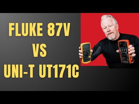 Fluke 87V vs Uni-T UT171C Industrial Multimeters #bestelectriciansmultimeter #kissanalog