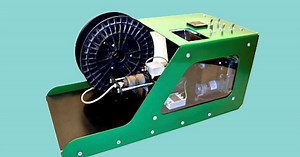 The Filabot recycles scrap plastic into inexpensive 3D printing filaments