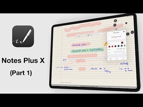 Notes Plus X (2024) for iPad Notes | Part 1 | DETAILED Review