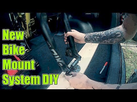 Bike Mount Inside Vehicle DIY - No More Bike Rack!