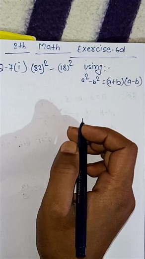 Gautam Kumar on Instagram: "Class 8th math exercise 6d question 7(I) . . #shorts #reels #trendingreels #math #cbse"