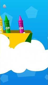 Five Little Crayons Dance, Color Song for Kids #nurseryrhymes #adventure