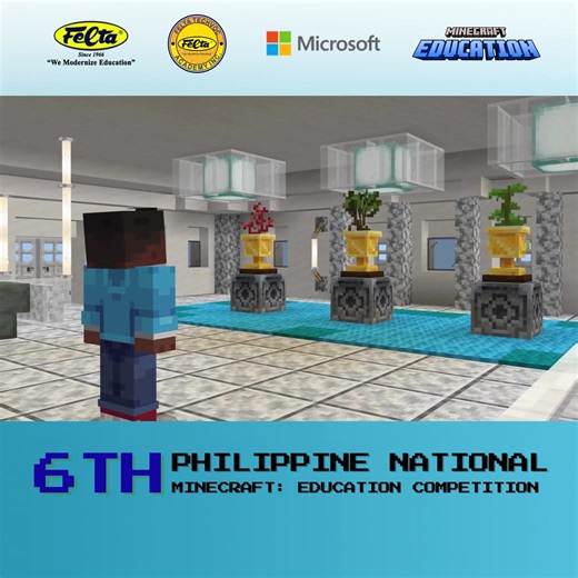 Are you ready to build the future? The countdown begins for the 6th Philippine National Minecraft: Education Competition! Get ready to create, innovate, and protect our oceans — one block at a time. 💙 Stay tuned. Something big is rising from the depths. 🌊 #MinecraftEducation #FeltaTechVoc #STEMPower #BuildForTheFuture #OceanInnovation | Felta Multi-Media Inc