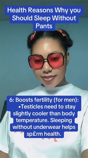 14K views · 280 reactions | Health reasons why you should sleep without pants (male and female) #fblifestyle #healthawareness | Okafor Chinny Prisca | Facebook