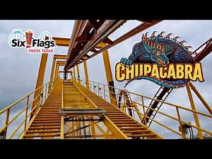 2026 Chupacabra Roller Coaster On Ride front Seat POV Six Flags Fiesta Texas