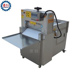 [Hot Item] Stainless Steel Mutton Roll Cutter with CE/Mini Meat Slicer Bacon Slicing Sausage Cutting Machine