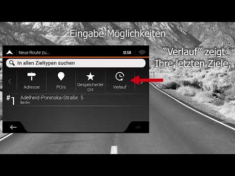 ZENEC Tutorial: Z-E3756/Z-N956 Navigation Route Deutsch