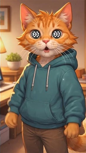 ​Why Your AI Cat Is Officially Desyncing 🐾 ​#Shorts #CoffeeCat #AICat