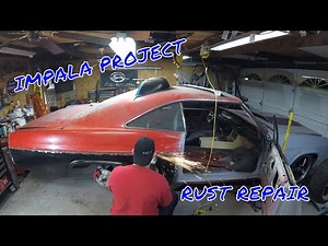 Impala project 2018 rust repair /wheel well, trunk dropoff and quarter repaired